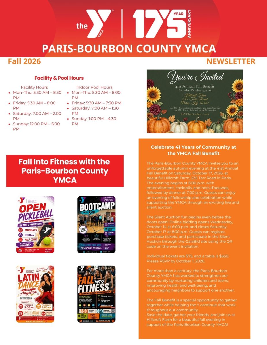 July 2026 YMCA Newsletter